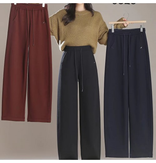 2025Winter Warm Casual Women's Pants Elegant Trousers for Comfort and Style